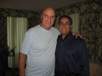 Dr. Wayne W. Dyer and Ray Hemachandra in October 2008
