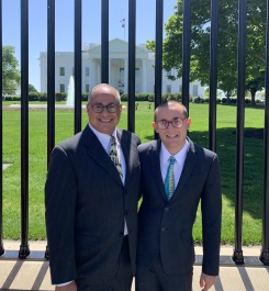 Back on the other side of the fence. Nicholas and I were honored to be invited to the White House and at this specific event in support of care workers and caregivers—and we had a ton of fun.